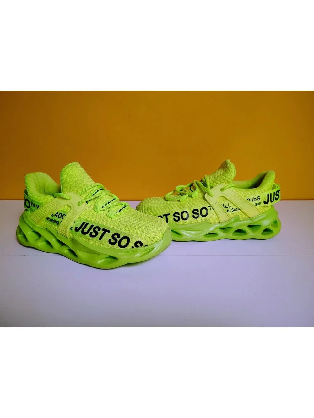 Just So So Men 5 Women 6.5 Green Blade Running Shoes Fashion Sneakers Size 37 Eu